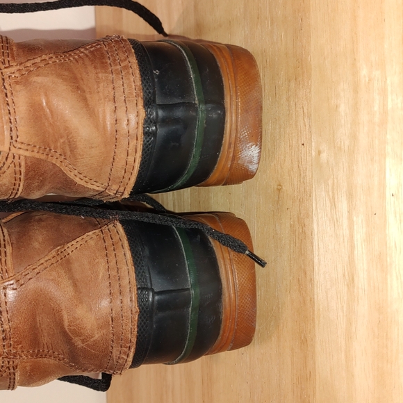 Bass Duck Shoes Size 6 Rain Boots Snow Hunter Green Lace Up - Picture 5 of 9